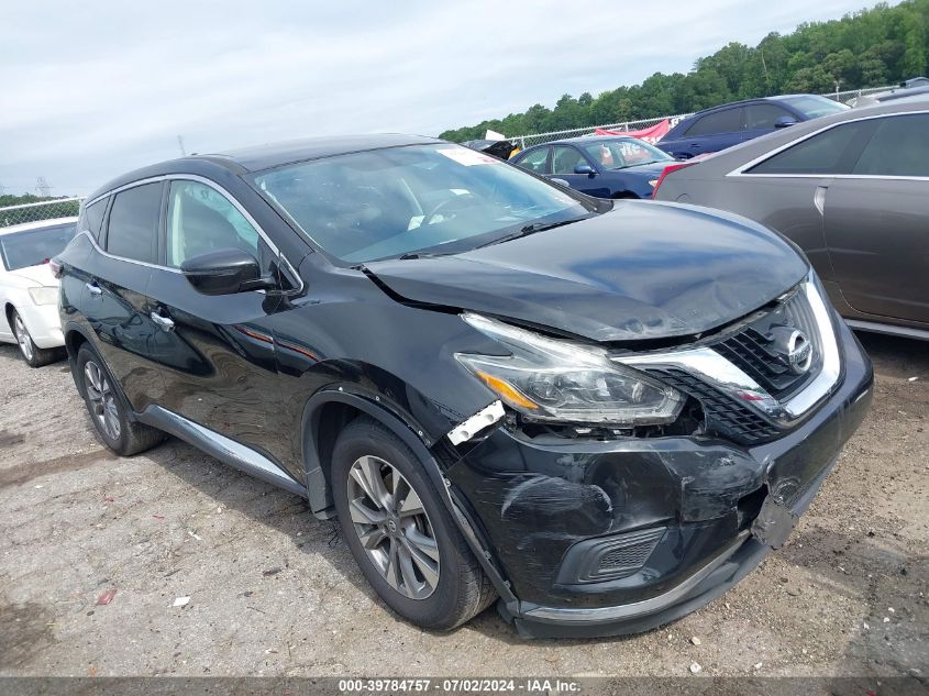 2018 NISSAN MURANO S/SL/SV/PLATINUM