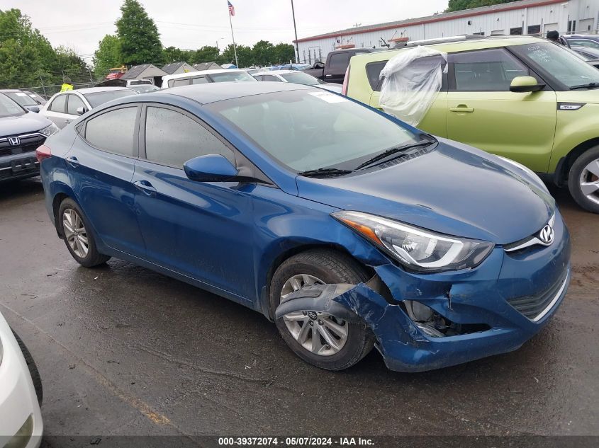 2015 HYUNDAI ELANTRA SE