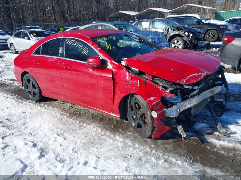 2014 MERCEDES-BENZ CLA 250 4MATIC