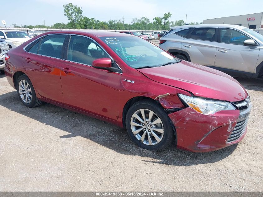 2016 TOYOTA CAMRY HYBRID XLE