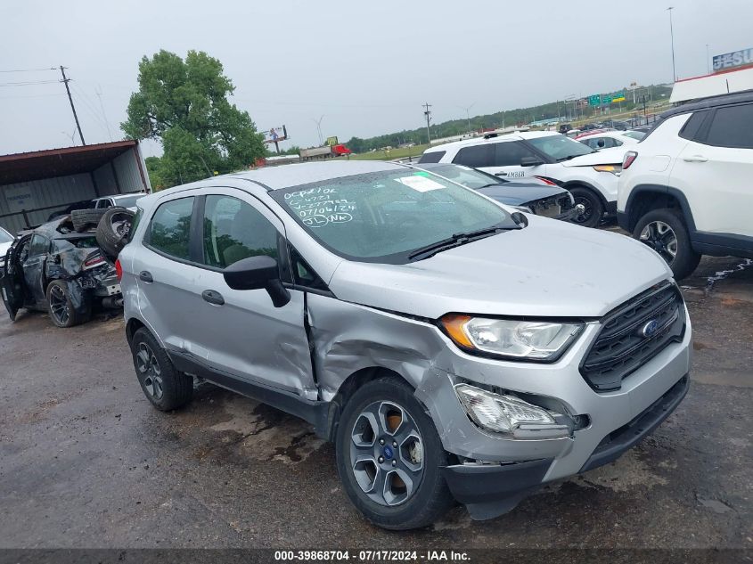 2019 FORD ECOSPORT S