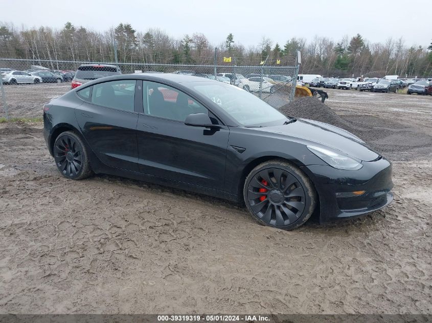 2023 TESLA MODEL 3 PERFORMANCE DUAL MOTOR ALL-WHEEL DRIVE