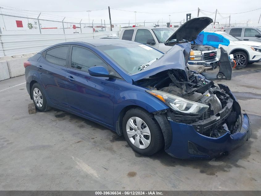 2016 HYUNDAI ELANTRA SE