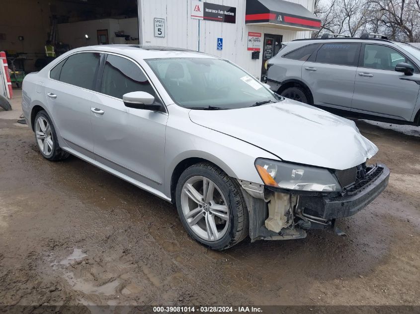 2013 VOLKSWAGEN PASSAT 2.0L TDI SEL PREMIUM