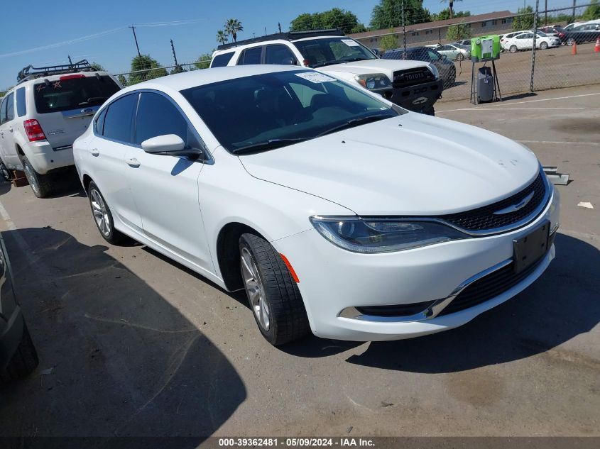 2016 CHRYSLER 200 LIMITED