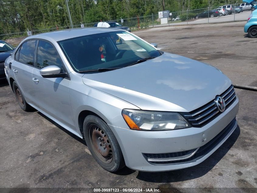 2014 VOLKSWAGEN PASSAT 2.5L S