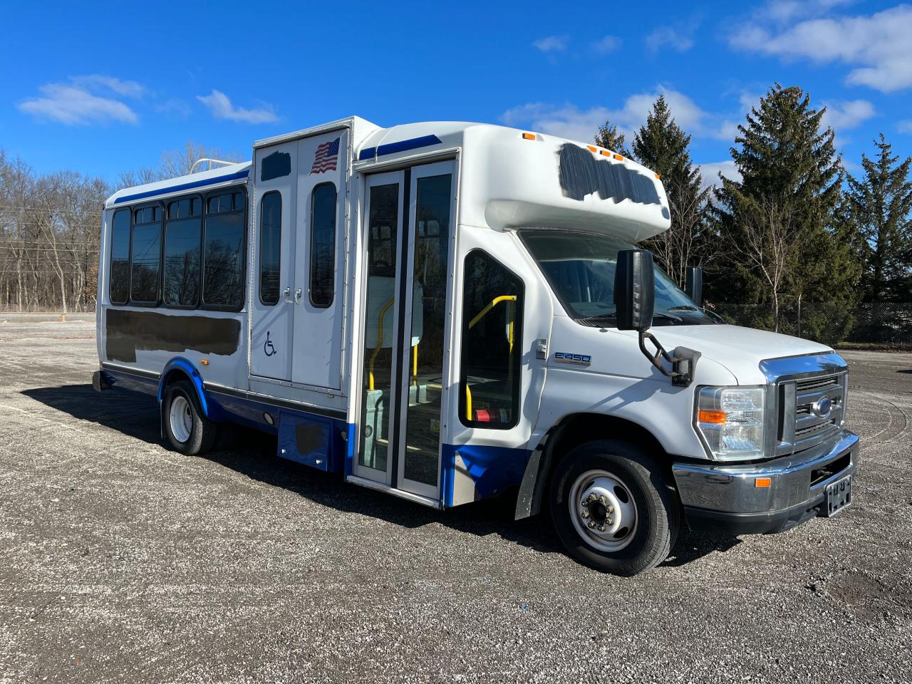 2013 FORD ECONOLINE E450 SUPER DUTY CUTAWAY VAN