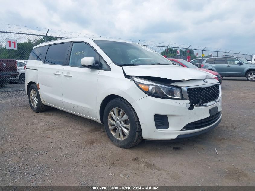 2015 KIA SEDONA LX