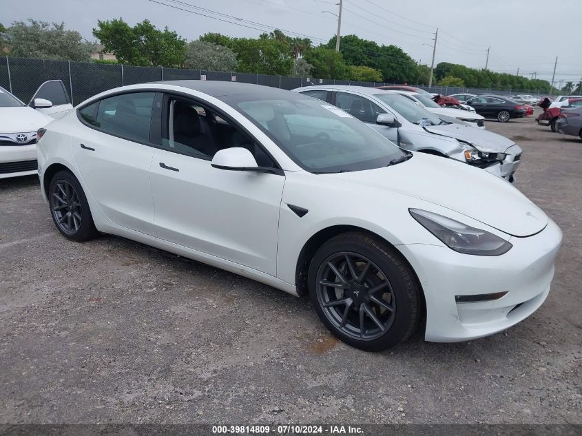 2022 TESLA MODEL 3 LONG RANGE DUAL MOTOR ALL-WHEEL DRIVE