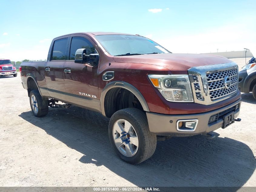 2016 NISSAN TITAN XD PLATINUM RESERVE DIESEL