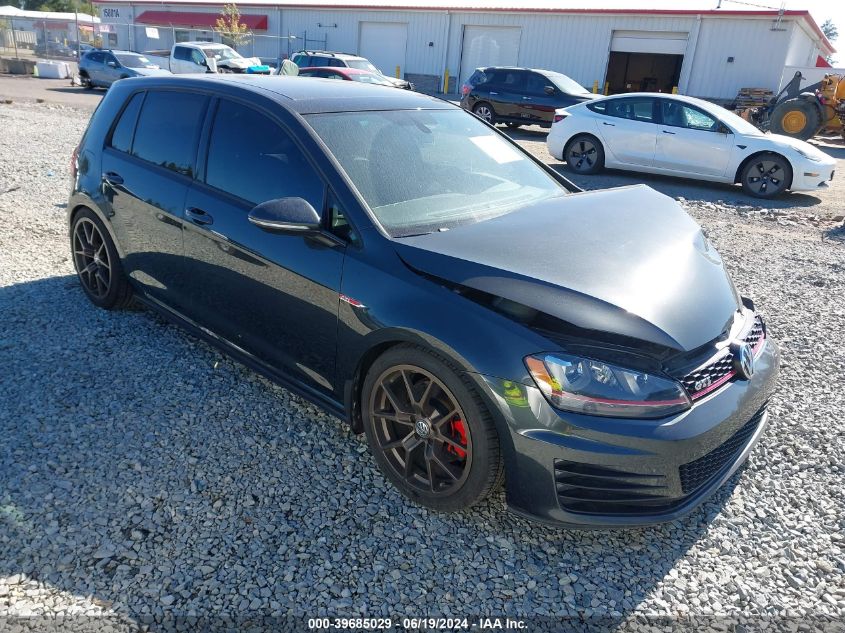 2015 VOLKSWAGEN GOLF GTI 2.0T SE 4-DOOR