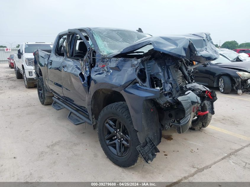 2021 CHEVROLET SILVERADO 1500 4WD  SHORT BED CUSTOM TRAIL BOSS