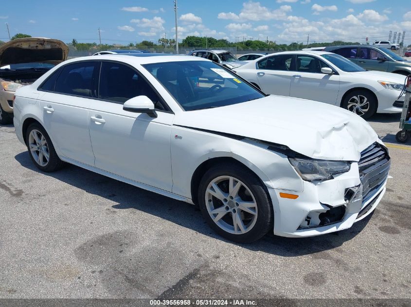 2018 AUDI A4 2.0T TECH ULTRA PREMIUM/2.0T ULTRA PREMIUM