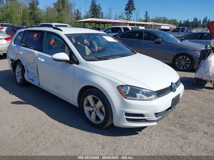 2015 VOLKSWAGEN GOLF SPORTWAGEN TDI S 4-DOOR