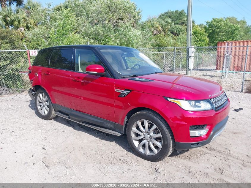 2016 LAND ROVER RANGE ROVER SPORT 3.0L V6 SUPERCHARGED HSE