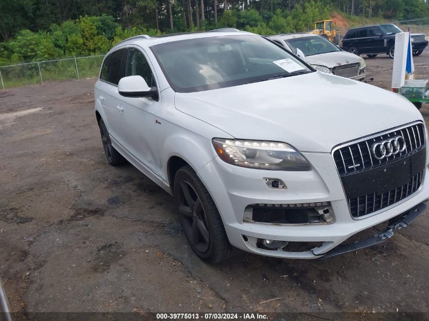 2013 AUDI Q7 3.0T S LINE PRESTIGE