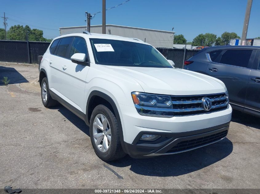 2019 VOLKSWAGEN ATLAS 3.6L V6 SE