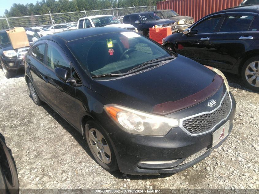 2016 KIA FORTE LX