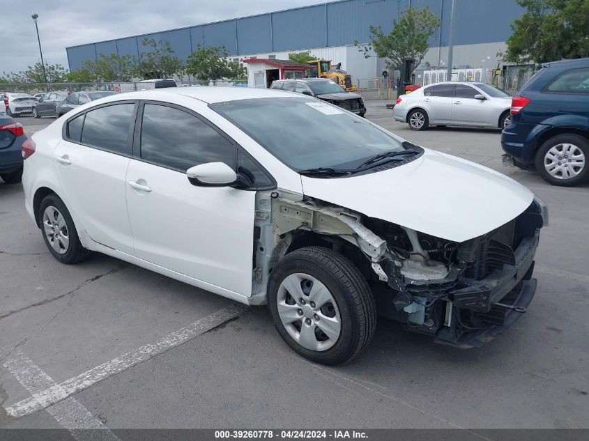 2018 KIA FORTE LX