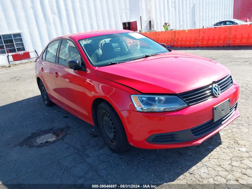 2012 VOLKSWAGEN JETTA 2.0L S