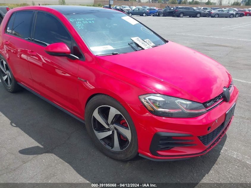 2018 VOLKSWAGEN GOLF GTI 2.0T AUTOBAHN/2.0T S/2.0T SE