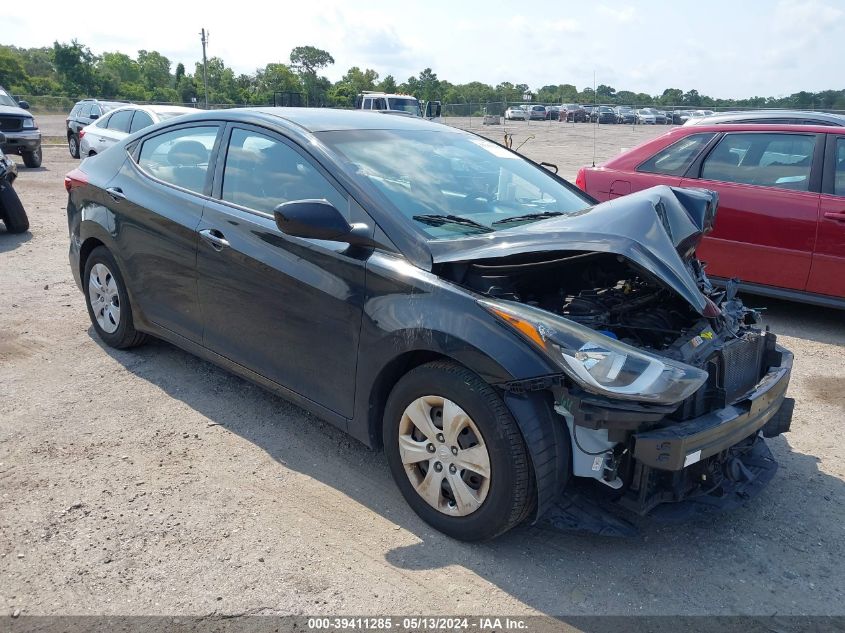 2016 HYUNDAI ELANTRA SE