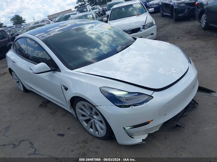 2022 TESLA MODEL 3 LONG RANGE DUAL MOTOR ALL-WHEEL DRIVE