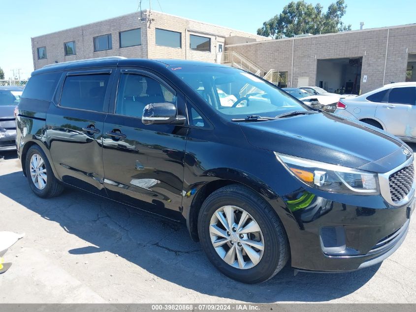 2016 KIA SEDONA LX