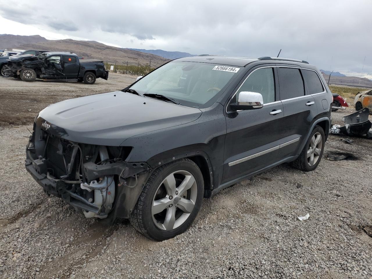 2012 JEEP GRAND CHEROKEE OVERLAND