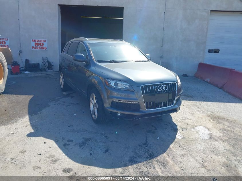 2015 AUDI Q7 3.0T S LINE PRESTIGE