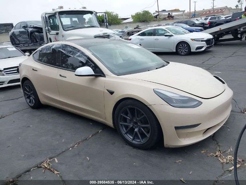 2021 TESLA MODEL 3 STANDARD RANGE PLUS REAR-WHEEL DRIVE