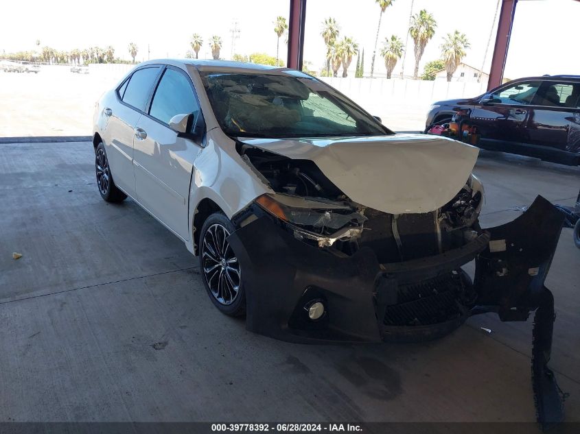 2016 TOYOTA COROLLA S PLUS