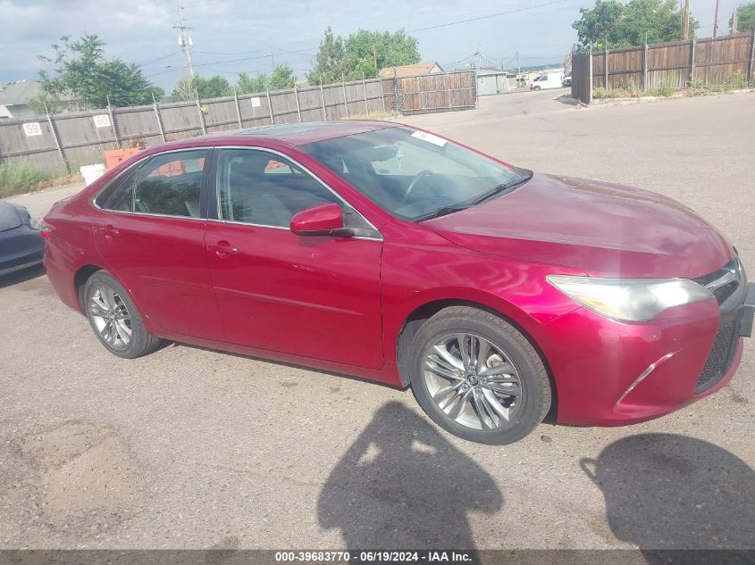 2016 TOYOTA CAMRY SE