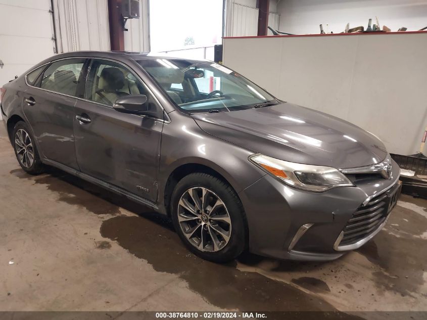 2016 TOYOTA AVALON HYBRID XLE PREMIUM