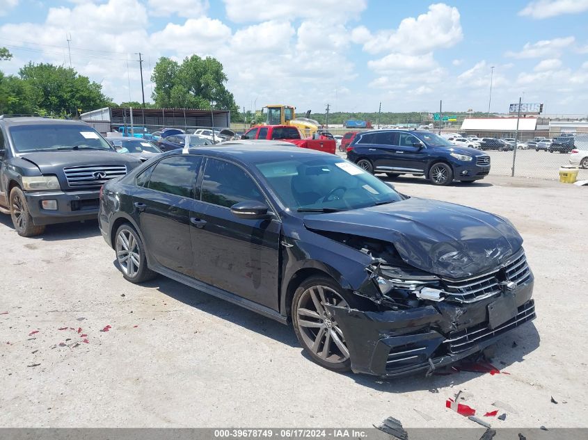 2018 VOLKSWAGEN PASSAT S/R-LINE