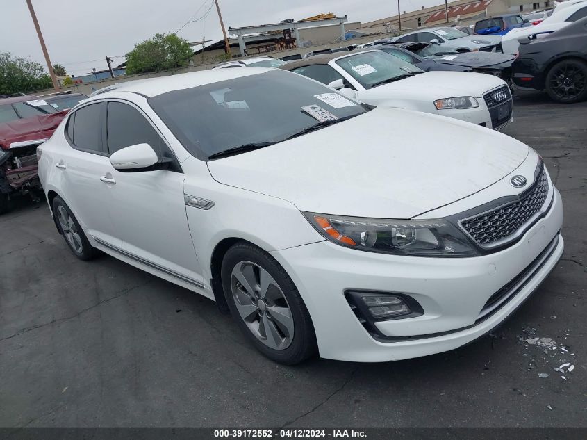 2016 KIA OPTIMA HYBRID EX