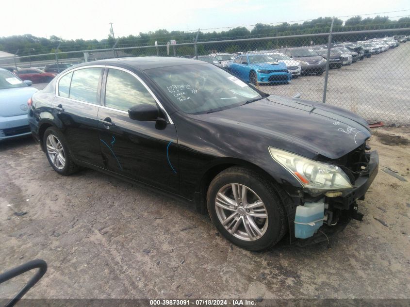 2011 INFINITI G37X