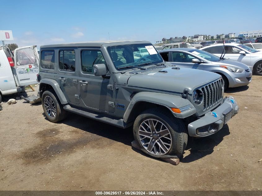 2022 JEEP WRANGLER UNLIMITED SAHARA 4XE