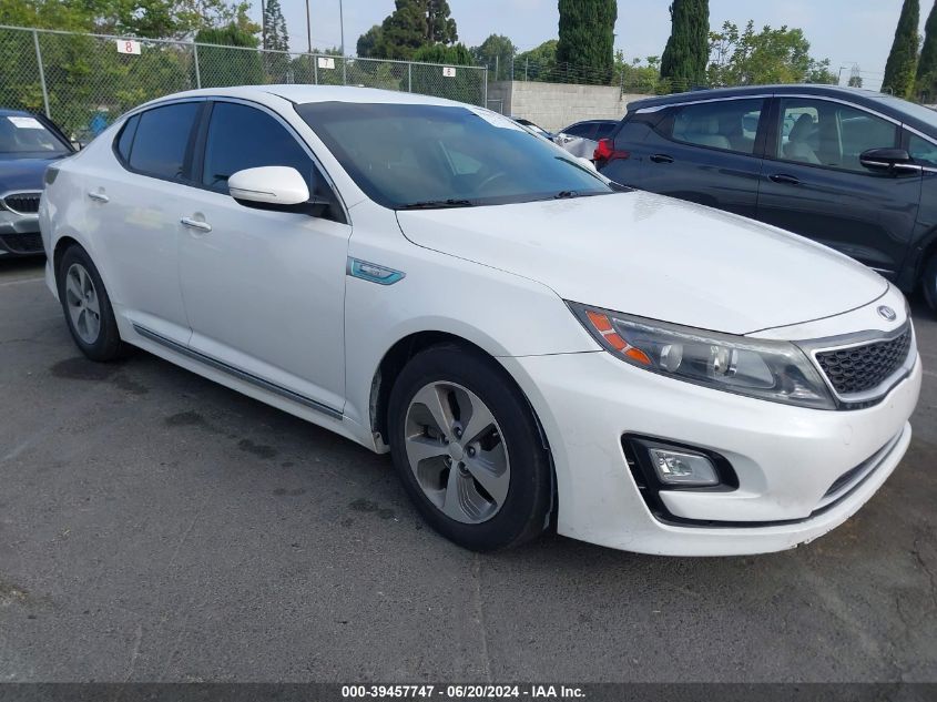 2016 KIA OPTIMA HYBRID