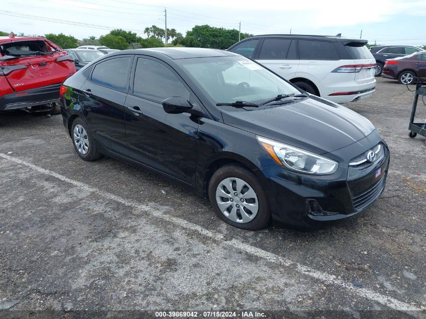 2016 HYUNDAI ACCENT SE