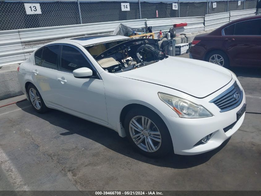 2013 INFINITI G37 JOURNEY