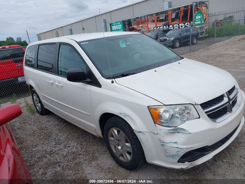 2012 DODGE GRAND CARAVAN SE