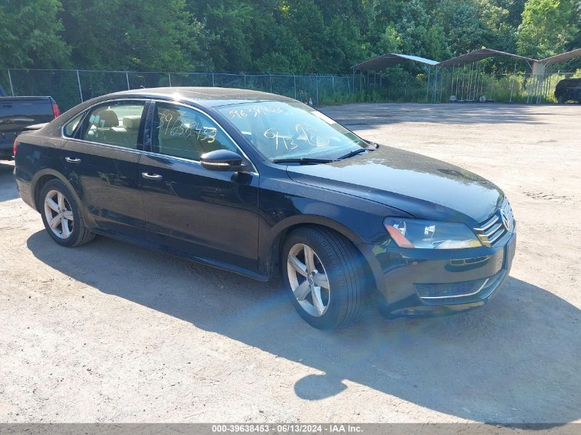 2012 VOLKSWAGEN PASSAT 2.5L SE