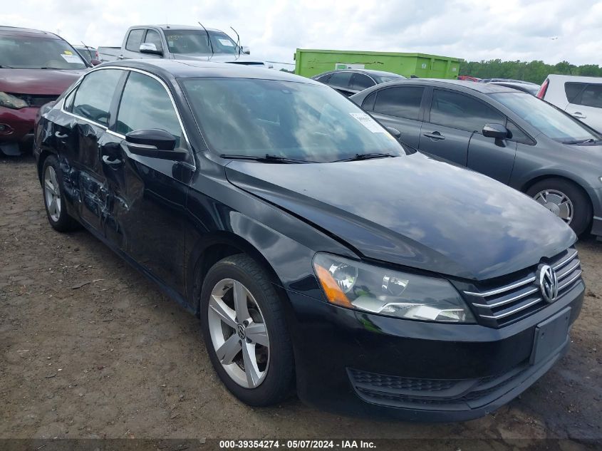 2013 VOLKSWAGEN PASSAT 2.5L SE