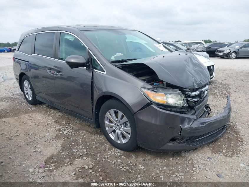 2016 HONDA ODYSSEY EXL