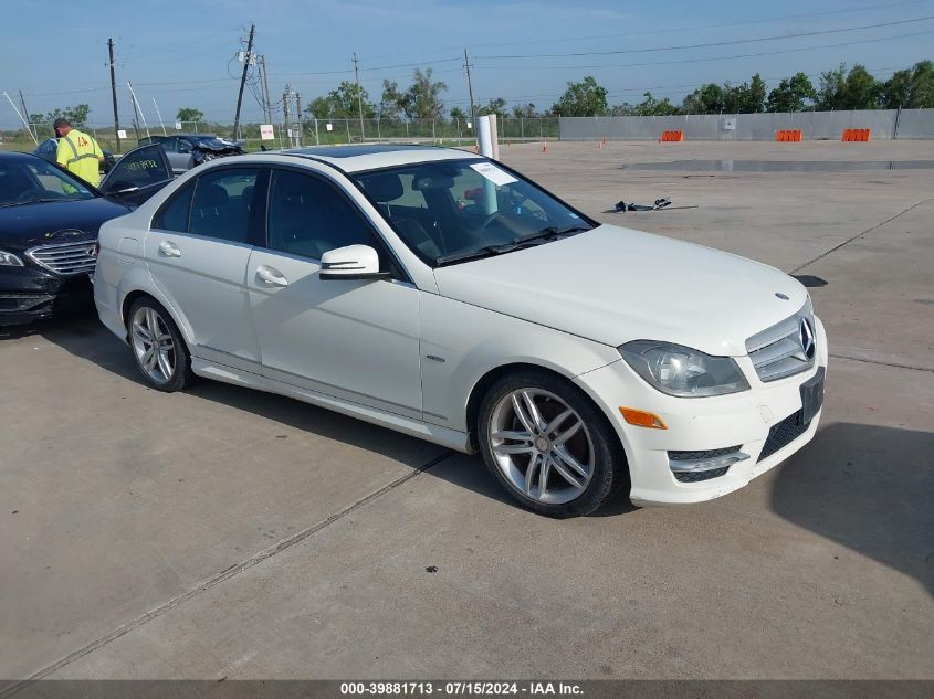 2012 MERCEDES-BENZ C 250 LUXURY/SPORT