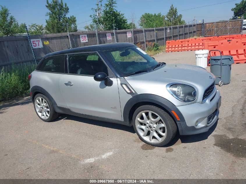 2013 MINI PACEMAN COOPER S