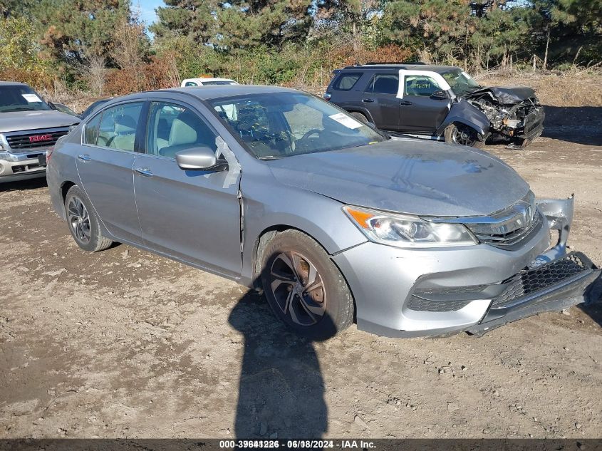 2016 HONDA ACCORD LX