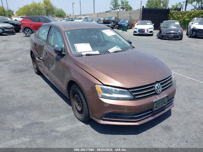 2016 VOLKSWAGEN JETTA 1.4T S