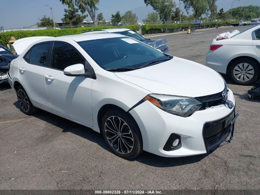 2016 TOYOTA COROLLA S PLUS